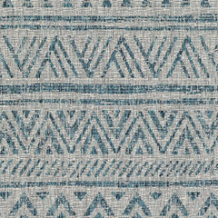 Novato Aqua All Over Pattern Performance Outdoor Rug - Ornate Home