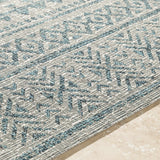 Novato Aqua All Over Pattern Performance Outdoor Rug - Ornate Home