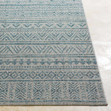 Novato Aqua All Over Pattern Performance Outdoor Rug - Ornate Home