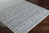 Novato Aqua All Over Pattern Performance Outdoor Rug - Ornate Home
