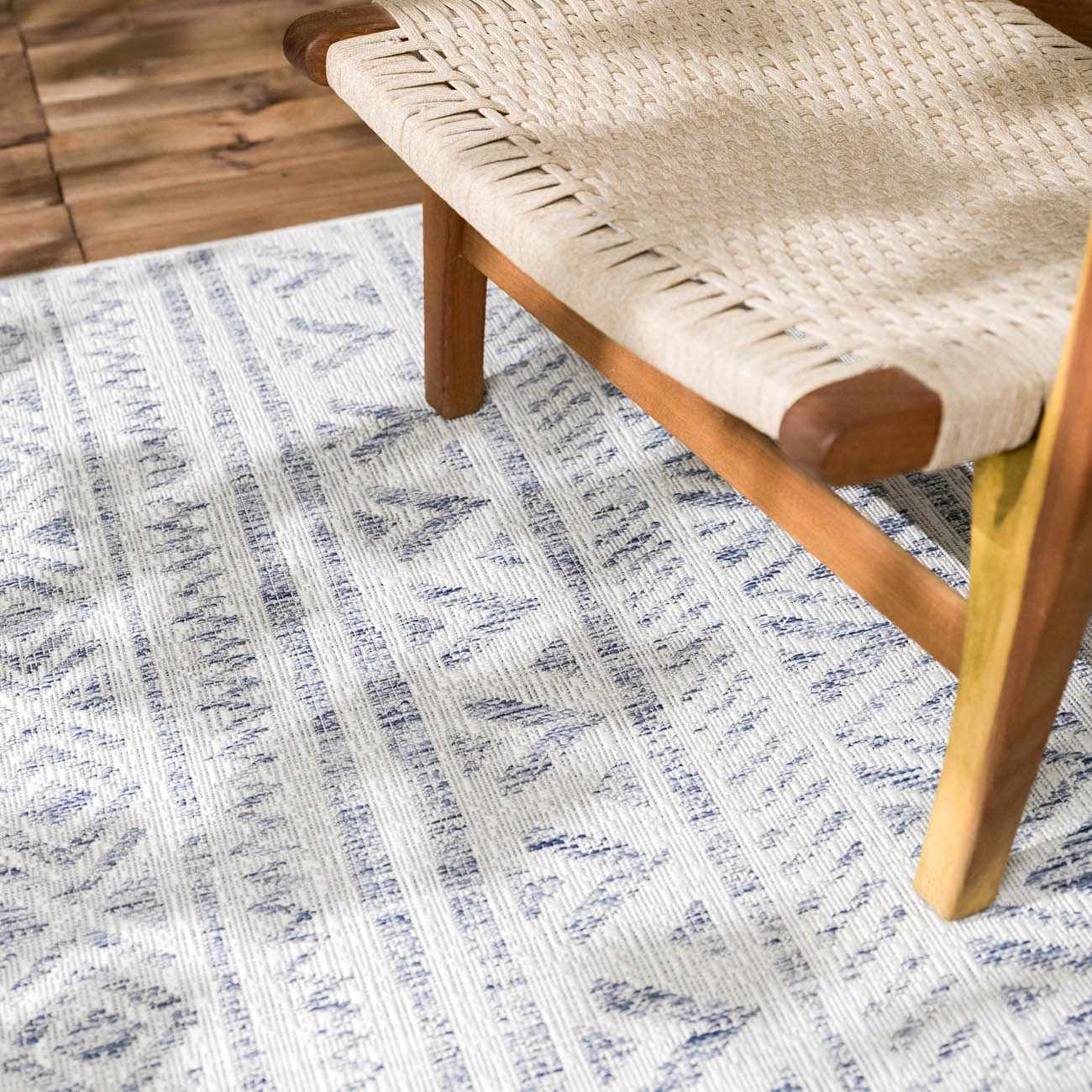 Novato Gray All Over Pattern Performance Outdoor Rug - Clearance - Ornate Home
