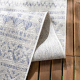 Novato Gray All Over Pattern Performance Outdoor Rug - Clearance - Ornate Home