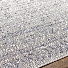 Novato Gray All Over Pattern Performance Outdoor Rug - Clearance - Ornate Home