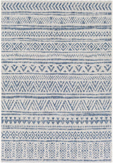 Novato Navy All Over Pattern Performance Outdoor Rug - Ornate Home