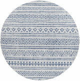 Novato Navy All Over Pattern Performance Outdoor Rug - Ornate Home