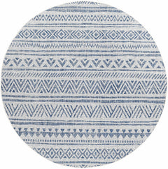Novato Navy All Over Pattern Performance Outdoor Rug - Ornate Home