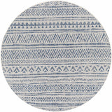 Novato Navy All Over Pattern Performance Outdoor Rug - Ornate Home
