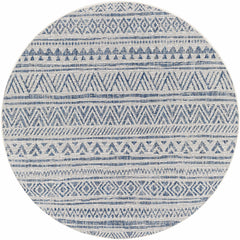 Novato Navy All Over Pattern Performance Outdoor Rug - Ornate Home