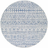 Novato Navy All Over Pattern Performance Outdoor Rug - Ornate Home