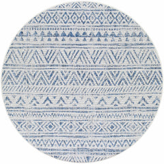 Novato Navy All Over Pattern Performance Outdoor Rug - Ornate Home