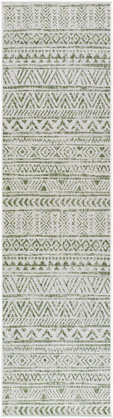 Novato Olive All Over Pattern Performance Outdoor Rug - Ornate Home