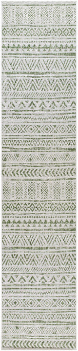 Novato Olive All Over Pattern Performance Outdoor Rug - Ornate Home