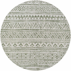 Novato Olive All Over Pattern Performance Outdoor Rug - Ornate Home