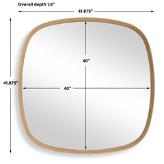 Novell Pinewood Woodtone Mirror - Ornate Home