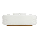 Novella White Boucle Sofa - Ornate Home