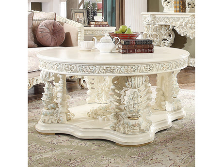 Novella White Gloss Coffee Table  / HD-8089 - Ornate Home