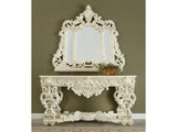 Novella White Gloss Console Table  / HD-8089 - Ornate Home