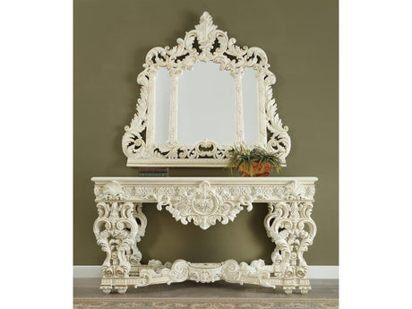 Novella White Gloss Console Table  / HD-8089 - Ornate Home