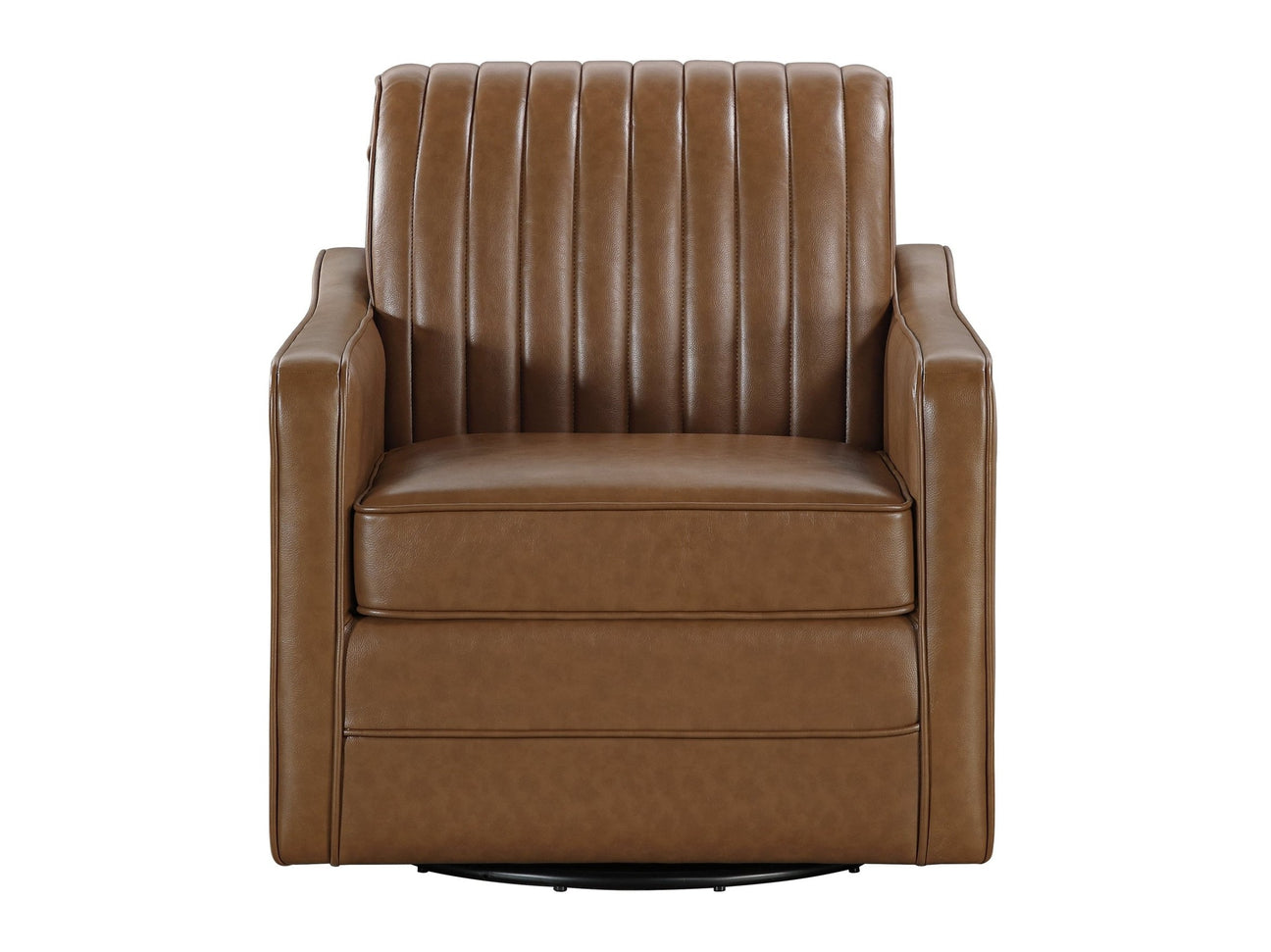 November Brown Swivel Chair - Ornate Home