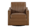 November Brown Swivel Chair - Ornate Home