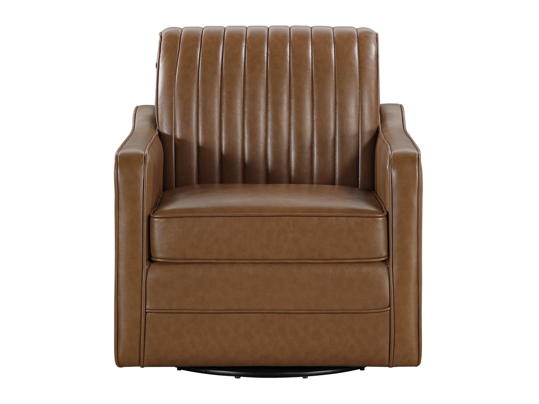 November Brown Swivel Chair - Ornate Home