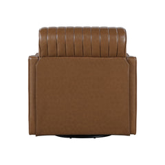 November Brown Swivel Chair - Ornate Home