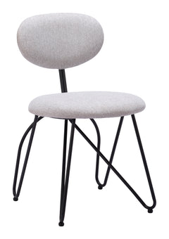 Novi Dove Gray Dining Chair (Set of 2) - Ornate Home