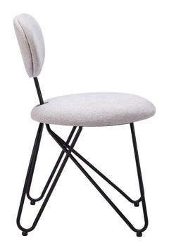 Novi Dove Gray Dining Chair (Set of 2) - Ornate Home