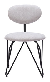 Novi Dove Gray Dining Chair (Set of 2) - Ornate Home