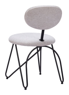 Novi Dove Gray Dining Chair (Set of 2) - Ornate Home