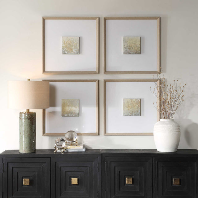 Now & Then Multicolor Abstract Art (Set of 4) - Ornate Home
