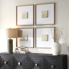 Now & Then Multicolor Abstract Art (Set of 4) - Ornate Home