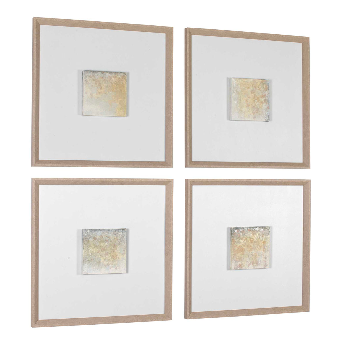 Now & Then Multicolor Abstract Art (Set of 4) - Ornate Home