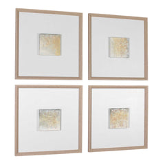 Now & Then Multicolor Abstract Art (Set of 4) - Ornate Home