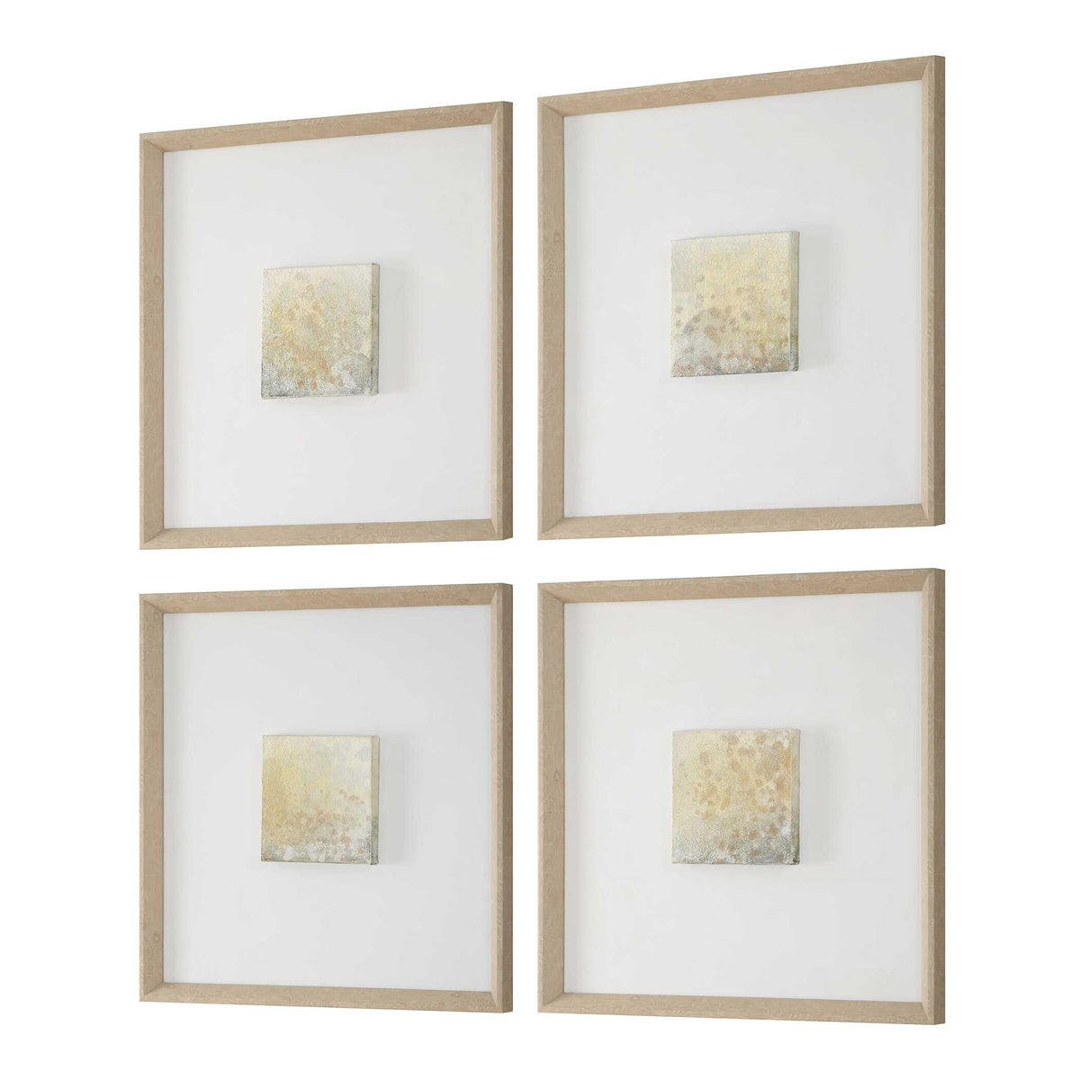 Now & Then Multicolor Abstract Art (Set of 4) - Ornate Home