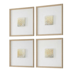 Now & Then Multicolor Abstract Art (Set of 4) - Ornate Home