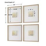 Now & Then Multicolor Abstract Art (Set of 4) - Ornate Home