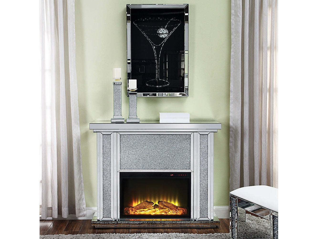 Nowles Fireplace - Ornate Home