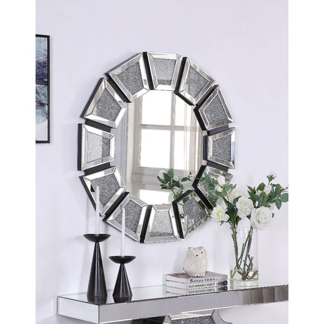 Nowles Mirrored & Faux Stones Wall Decor - Ornate Home