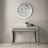 Nowles Mirrored Wall Clock - Ornate Home