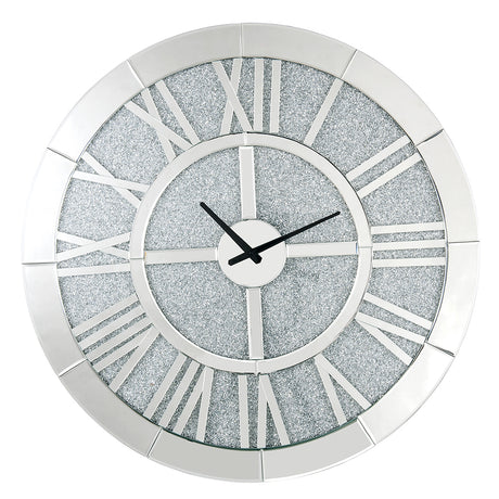 Nowles Mirrored Wall Clock - Ornate Home