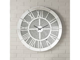 Nowles Mirrored Wall Clock - Ornate Home