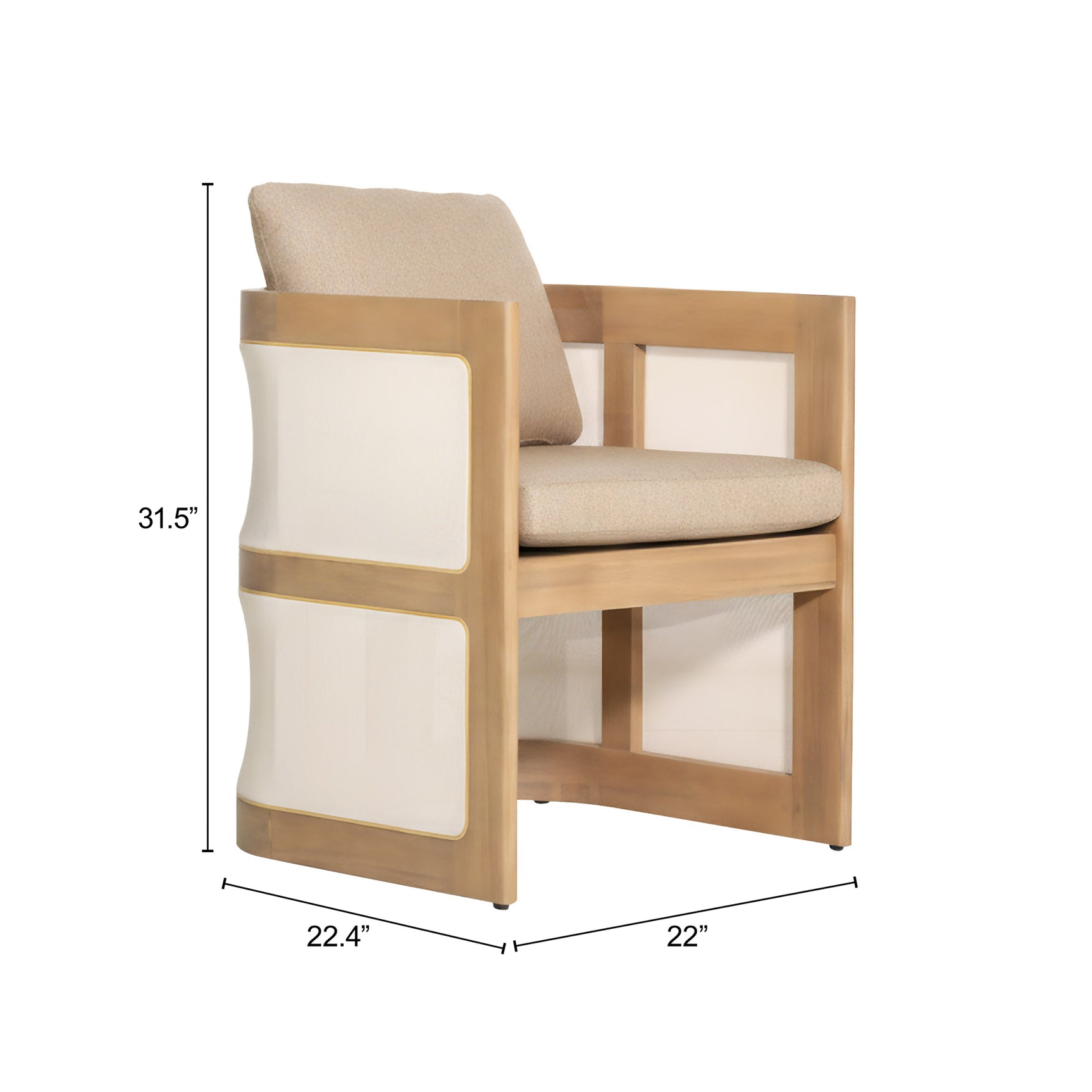 Nue Brown Dining Chair