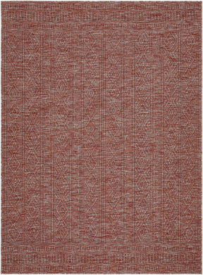 Nuela Burgundy Outdoor Area Rug - Clearance - Ornate Home