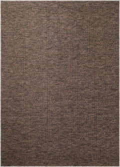 Nuela Dark Brown Outdoor Area Rug - Clearance - Ornate Home