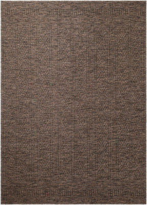 Nuela Dark Brown Outdoor Area Rug - Clearance - Ornate Home