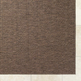 Nuela Dark Brown Outdoor Area Rug - Clearance - Ornate Home