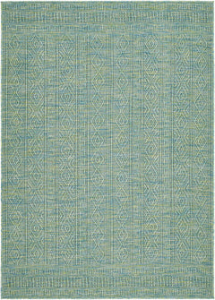 Nuela Green Outdoor Area Rug - Clearance - Ornate Home