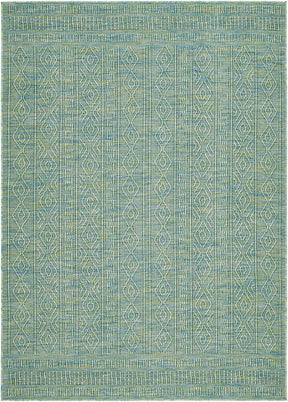 Nuela Green Outdoor Area Rug - Clearance - Ornate Home