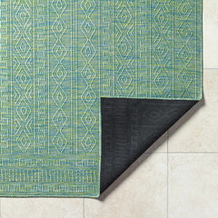 Nuela Green Outdoor Area Rug - Clearance - Ornate Home